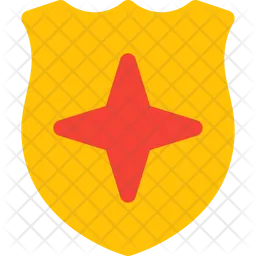 Cross Star Shield  Icon