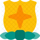 Cross Star Shield Cross Star Badge Cross Star Medal Icon