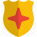 Cross Star Shield  Icon