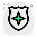 Cross Star Shield  Icon