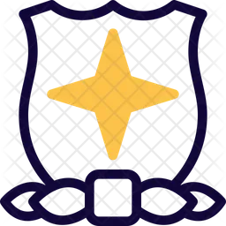 Cross Star Shield  Icon