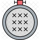 Cross Stitch Hoop  Icon