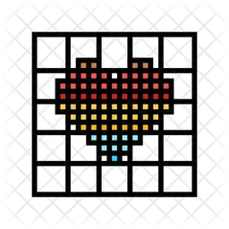 Cross Stitch Pattern  Icon