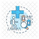 Cross Street Intersection Traffic Icon