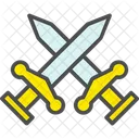 Cross Sword Fighting Tool Sword Icon