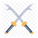 Cross Swords Sabers Daggers Icon