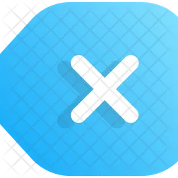 Cross Tag  Icon