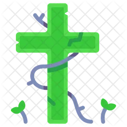 Cross Tombstone  Icon