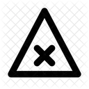 Cross Triangle  Icon
