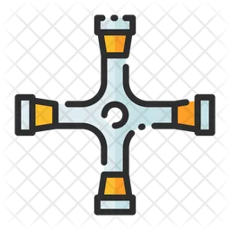Cross Wrench  Icon