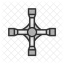 Cross Wrench Wrench Cross Icon