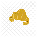 Crossaint Bread Food Icon