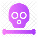 Crossbone Skull Bone Icon