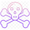 Crossbone Skull Danger Icon