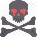 Crossbones Skull Death Icon