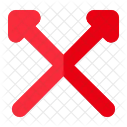 Crossed Arrows  Icon