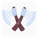 Crossed Axes Hunter Axes Sharp Axes Icon