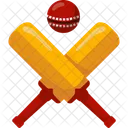 Cricket Bats Ball Icon