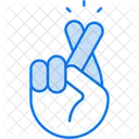 Crossed fingures  Icon