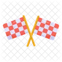 Flags Crossed Flags Emblem Icon