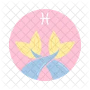 Crossed mermaid tails  Symbol