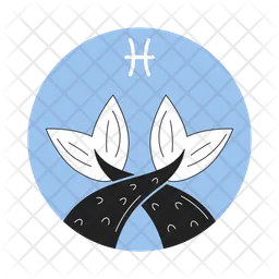 Crossed mermaid tails  Icon