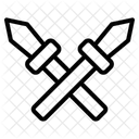 Crossed Spears Icon