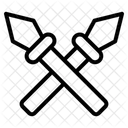 Crossed Spears Icon