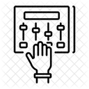 Crossfader Soundboard Equalizer Icon