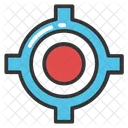 Crosshair Target Sign Icon