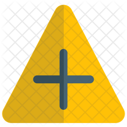 Crossing road icon flat style Royalty Free Vector Image