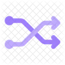 Crossover Arrow Directional Icon
