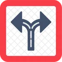 Crossroad Arrow Arrows Icon