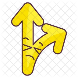 Crossroad Arrow  Icon