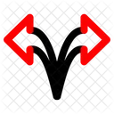 Crossroad Arrow  Icon