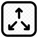 Crossroad Arrow  Icon