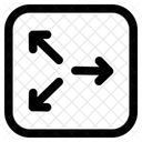 Crossroad Arrow  Icon