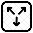 Crossroad Arrow  Icon