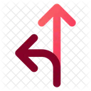 Arrow Crossroad Direction Icon