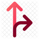 Arrow Crossroad Direction Icon