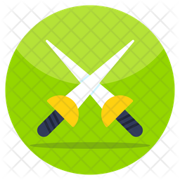 21 Swords Fight Rounded Icons - Free in SVG, PNG, ICO - IconScout