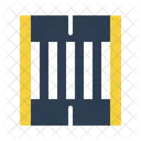 Crosswalk Pedestrian Crossing Urban Safety Icon