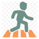 Crosswalk Road Walk Icon