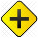 Crossway Cross Sign Icon