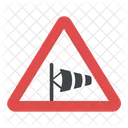 Crosswind Left Sign Icon