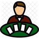Croupier Casino Poker Icon