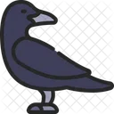 Crow Spooky Scary Icon