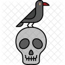 Crow Bird Halloween Icon