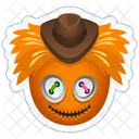 Crow Man Monster Spooky Icon