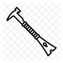 Crowbar Tool Metal Icon
